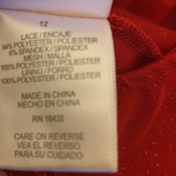 NANETTE KIDS - FULL RED DRESS - Picture 6 of 6